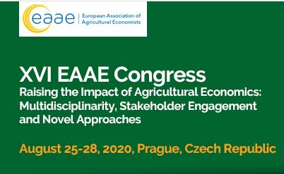 RESCHEDULED TO 2021: XVI EAAE Congress, 25-28 August, Prague, the Czech Republic