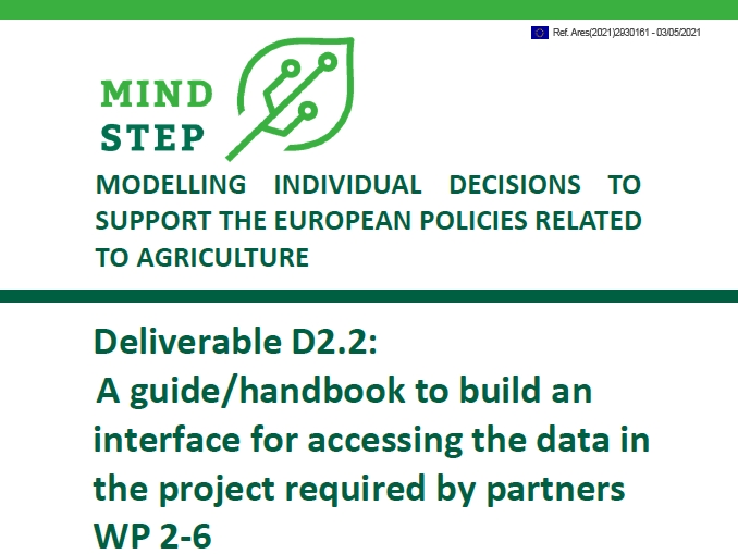 Deliverable D2.2: A guide/handbook to build an interface for accessing the data in the project required by partners WP 2-6