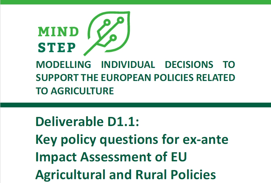 Deliverable D1.1 Key policy questions for ex‐ante Impact Assessment of EU Agricultural and Rural Policies